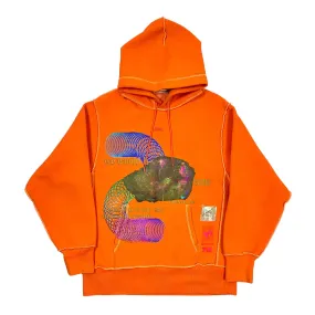 Advisory Board Crystal Planet Saving Information: Guess Hooded Sweatshirt Orange Pre-Owned