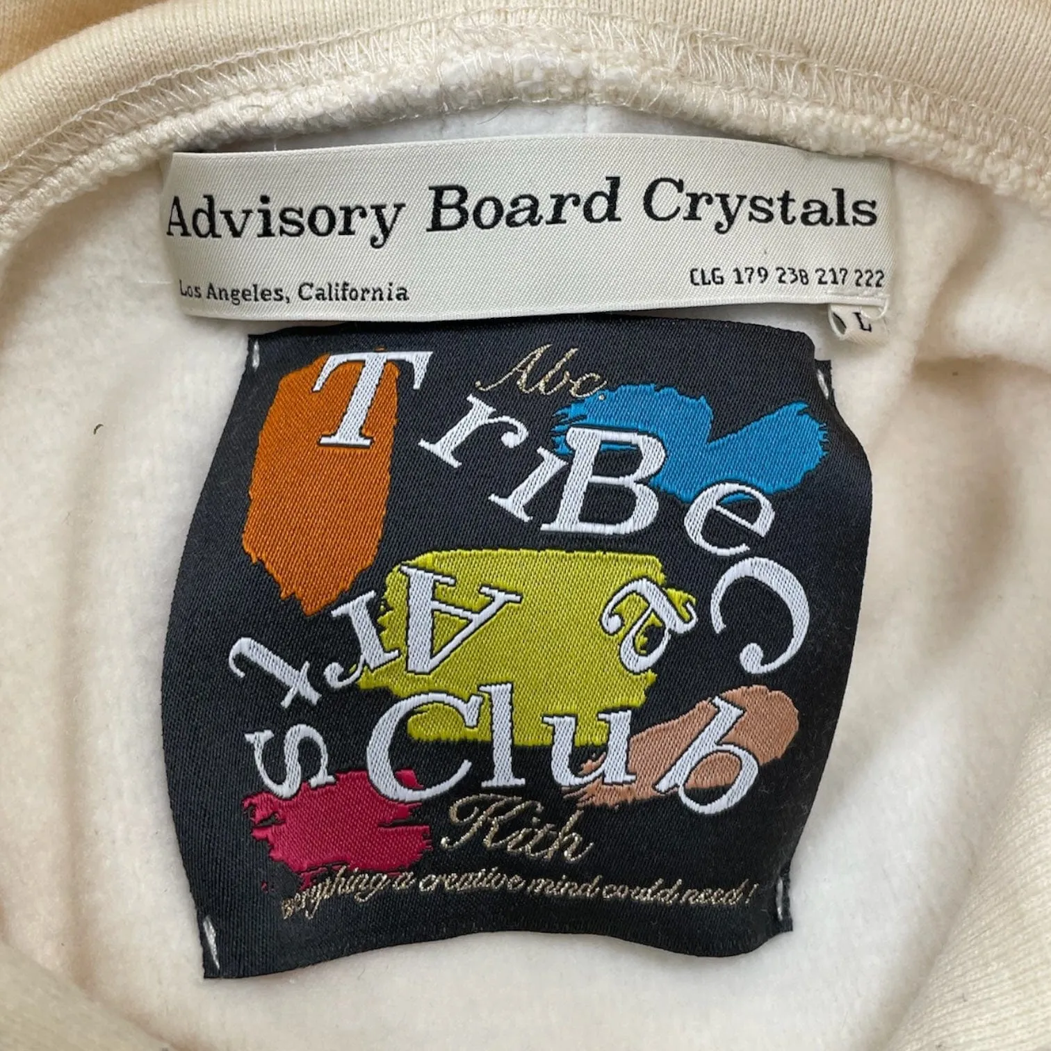 Advisory Board Crystals Kith I <3 Abc Swarovski Hooded Sweatshirt Quartz Natural Pre-Owned