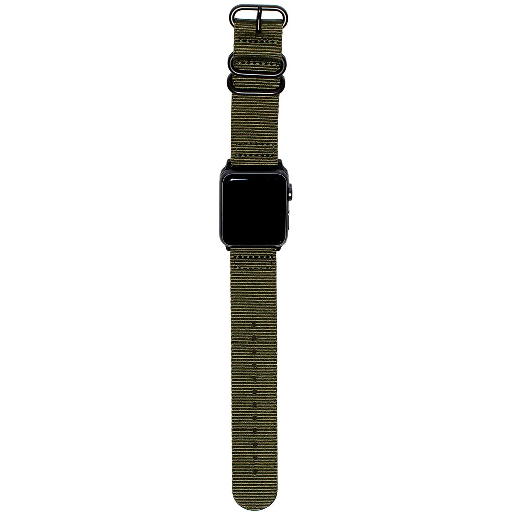 Carterjett Nylon Apple Watch Band in Olive