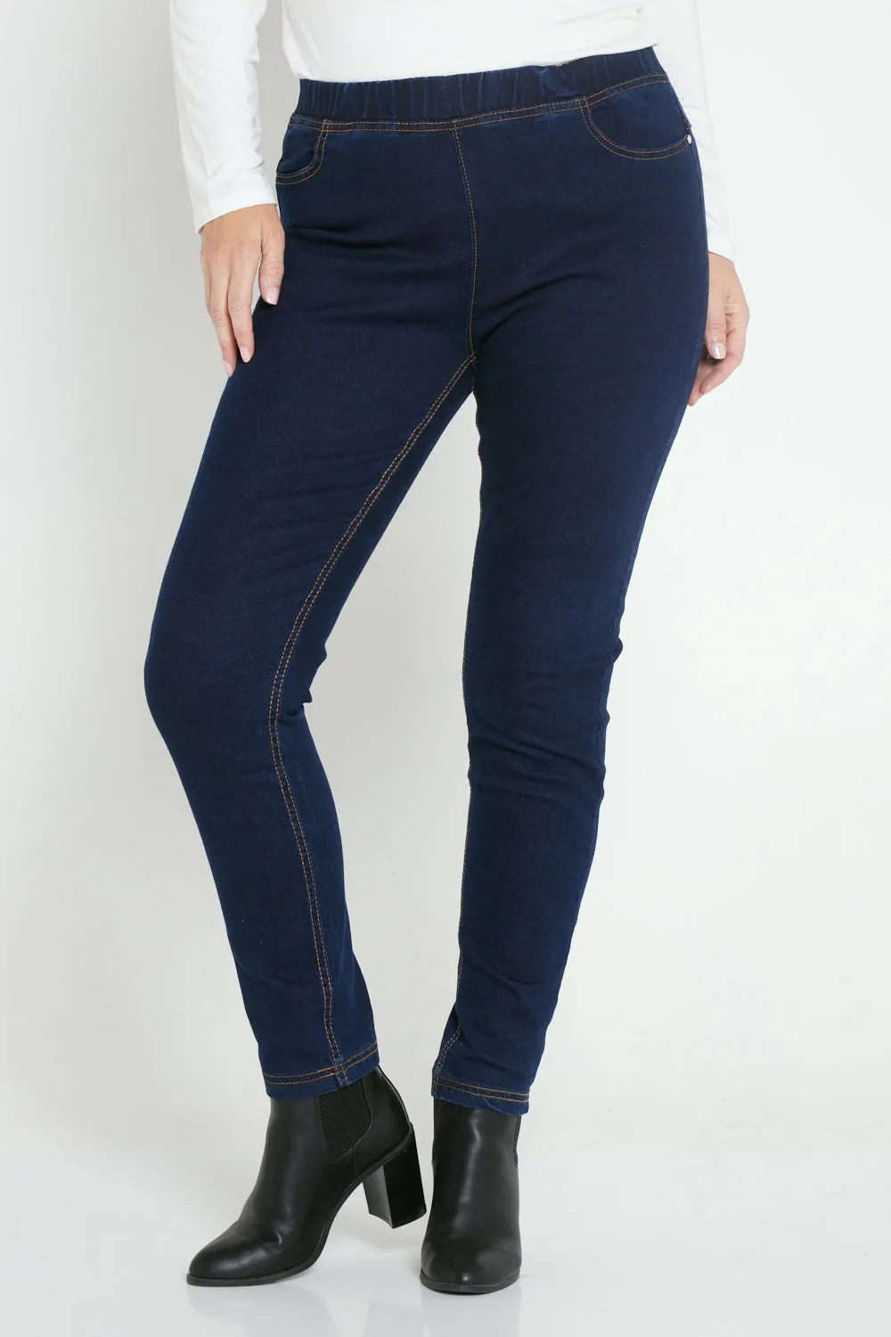 Cooper Jeggings - Dark Denim