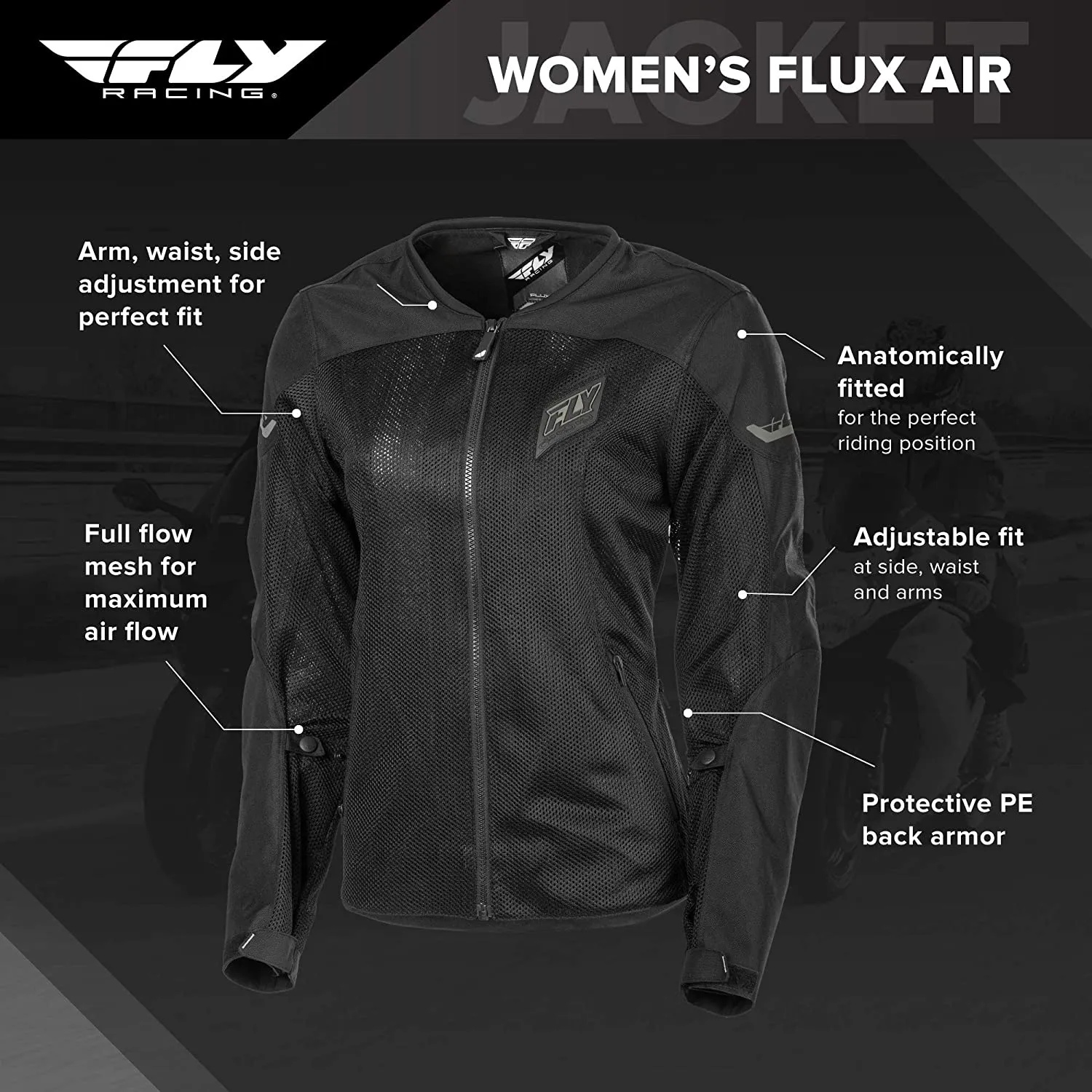 Fly Racing Street Women's Flux Air Jacket