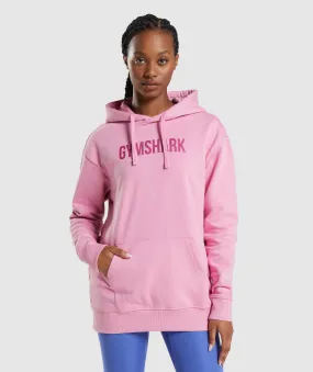 Gymshark Apollo Oversized Hoodie - Sorbet Pink