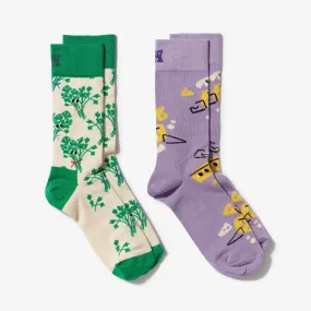 Happy Socks 2-Pack Cilantrophile & Cheesemonger Gift Set