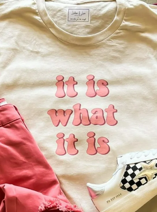 It Is What It Is Graphic Tee