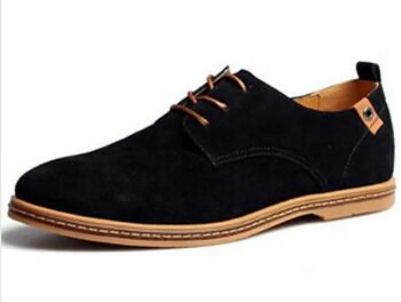 Mens Causal Suede Lace Up Shoes