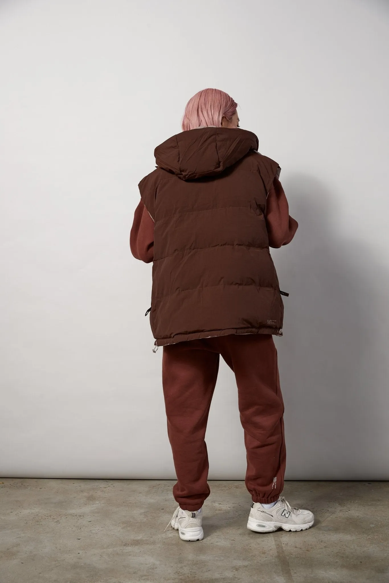 Oversized Reversible Puffer Vest