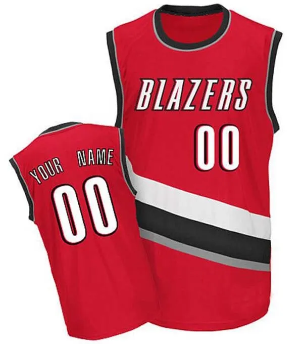 Portland Trailblazers Customizable Pro Style Basketball Jersey