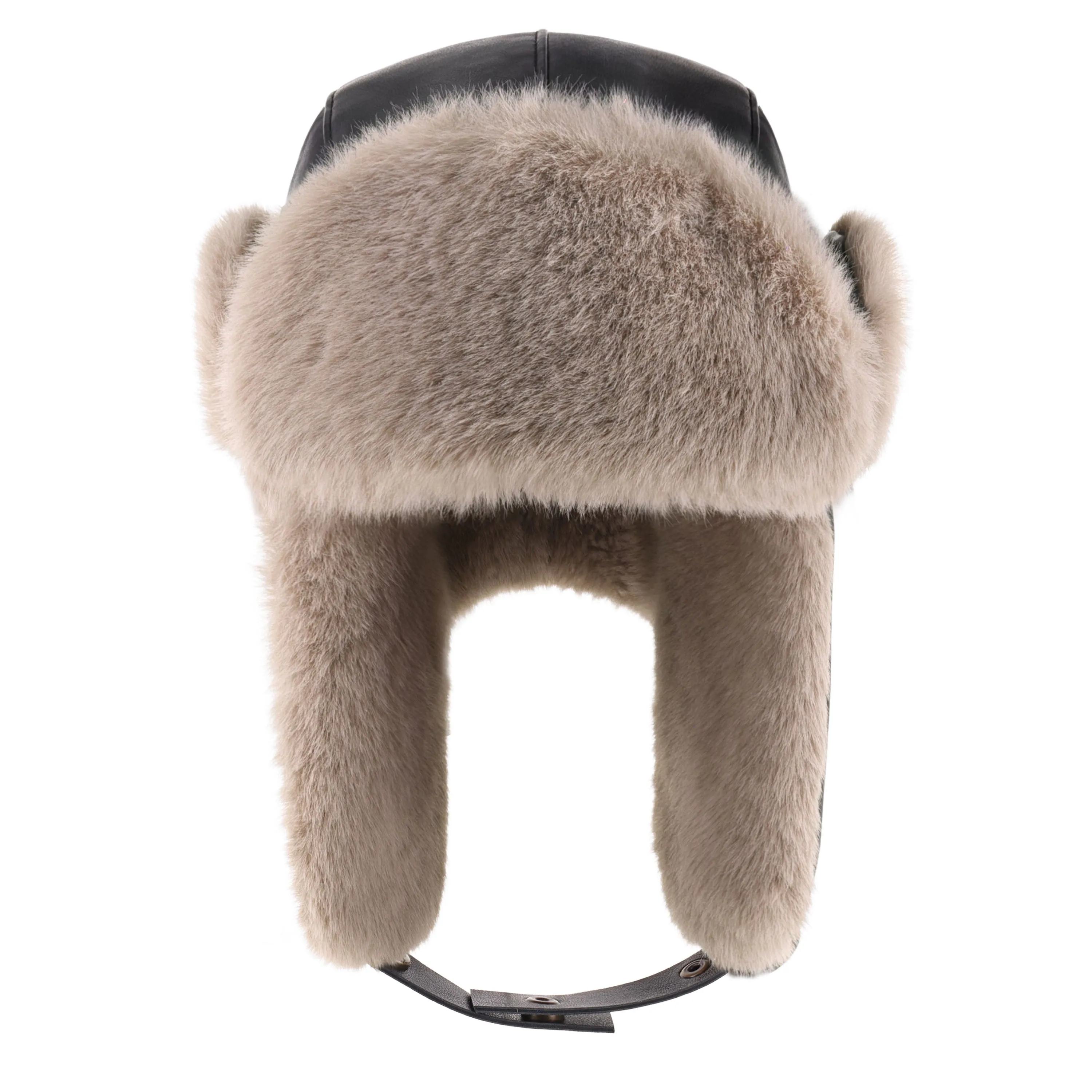 PU Leather Trapper Hat