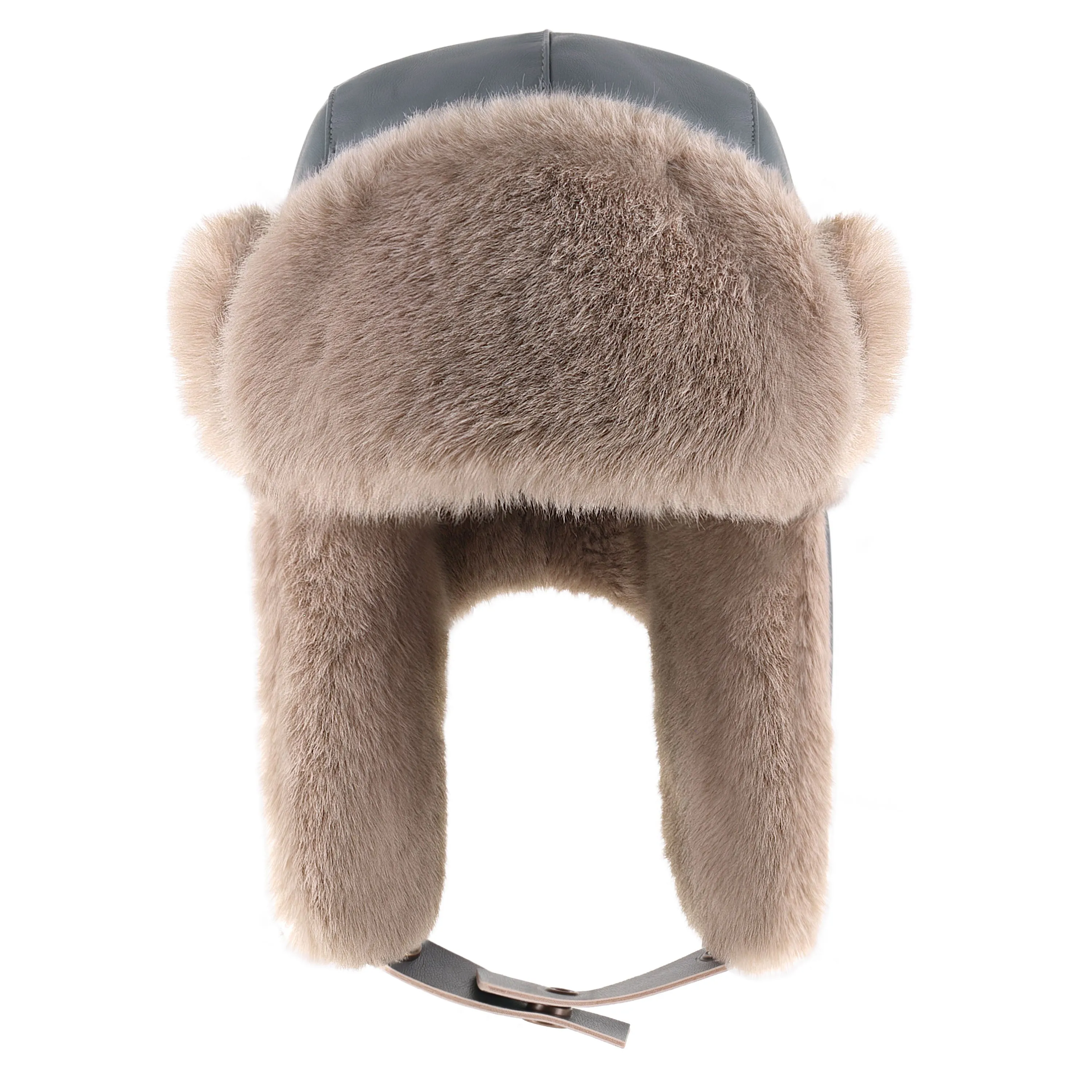 PU Leather Trapper Hat