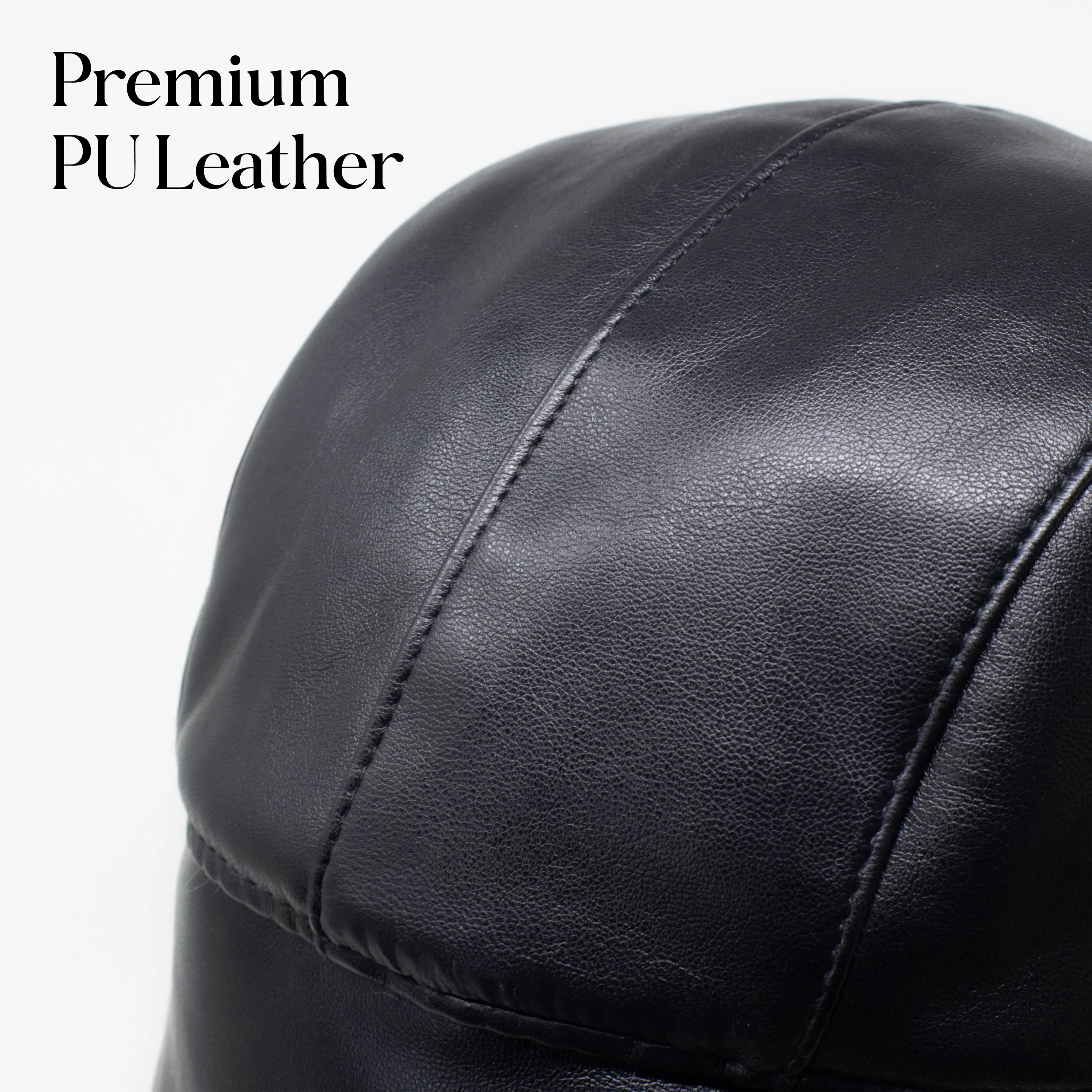 PU Leather Trapper Hat