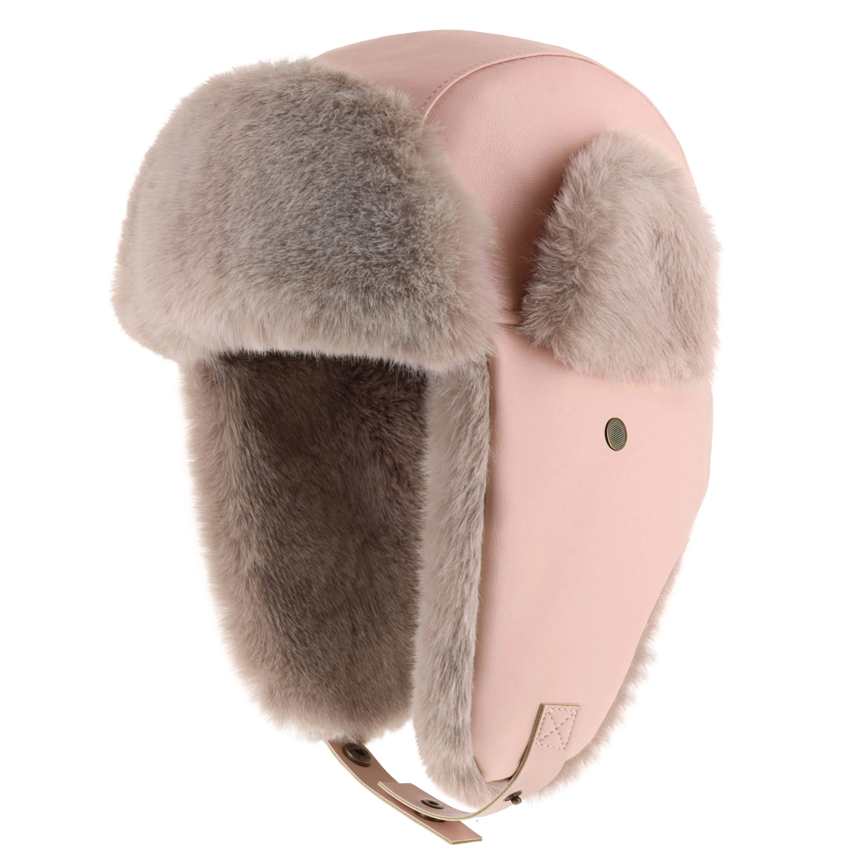 PU Leather Trapper Hat