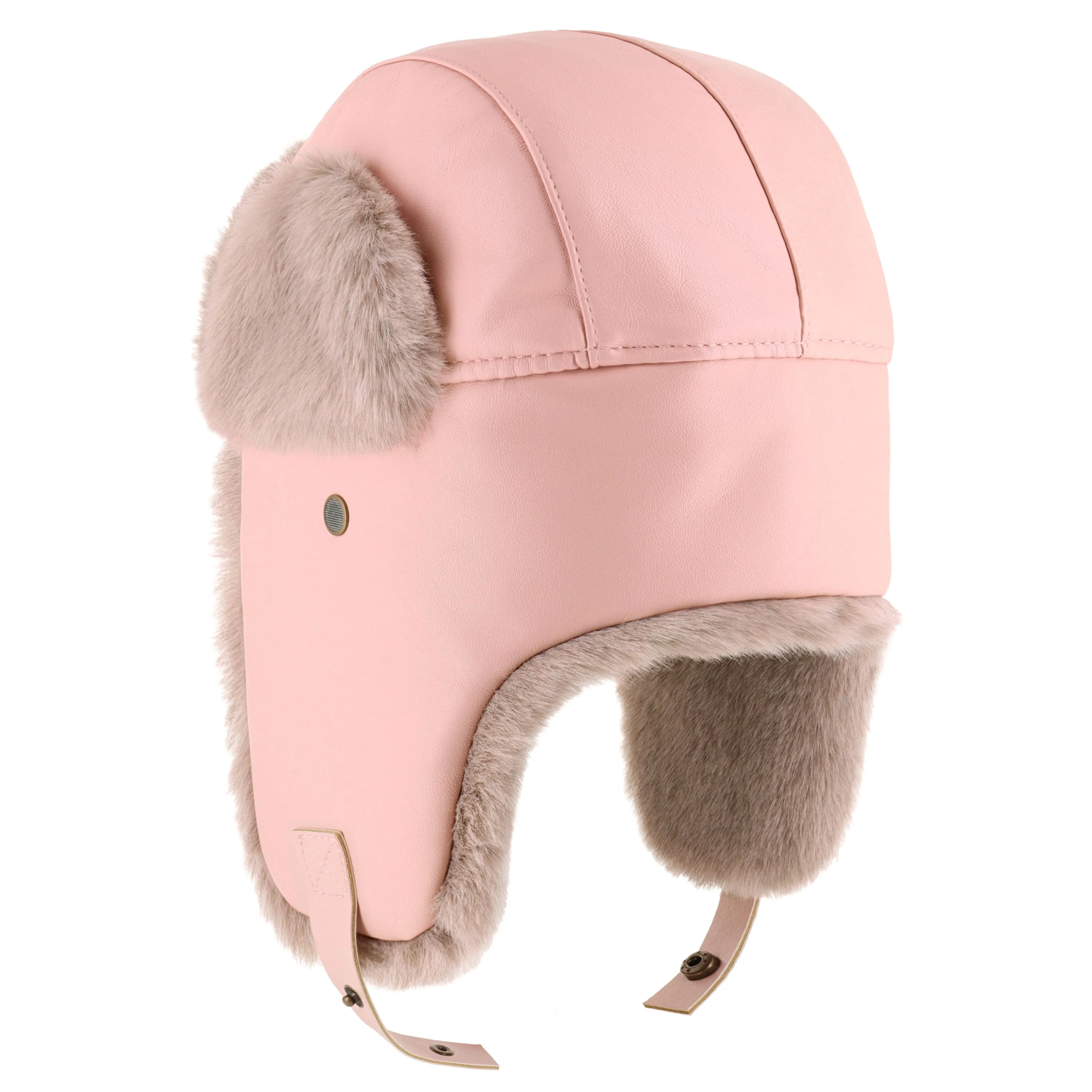 PU Leather Trapper Hat