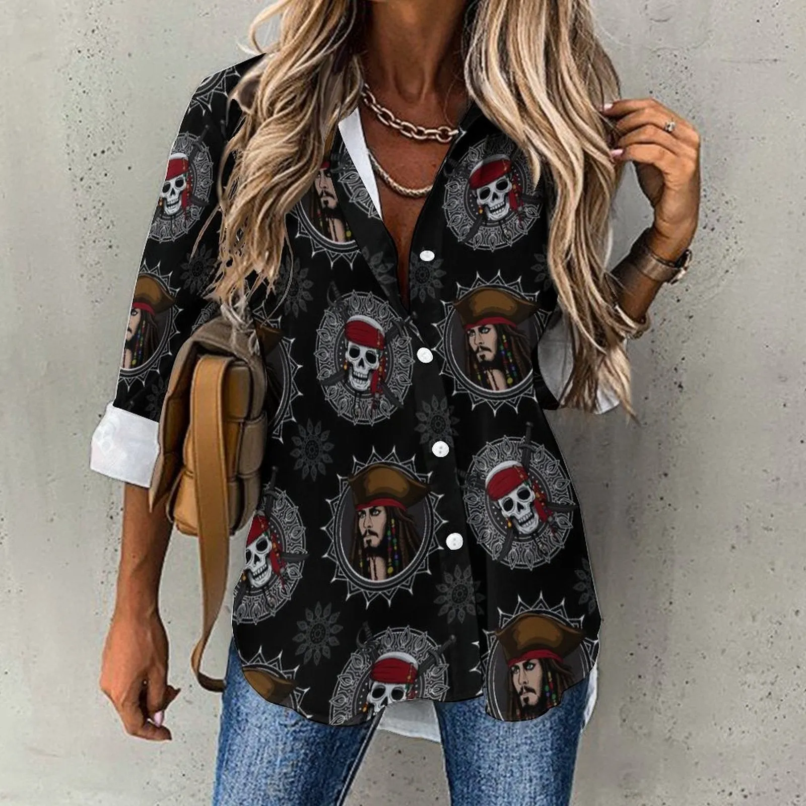 Savy Long Sleeve Button Up Blouse