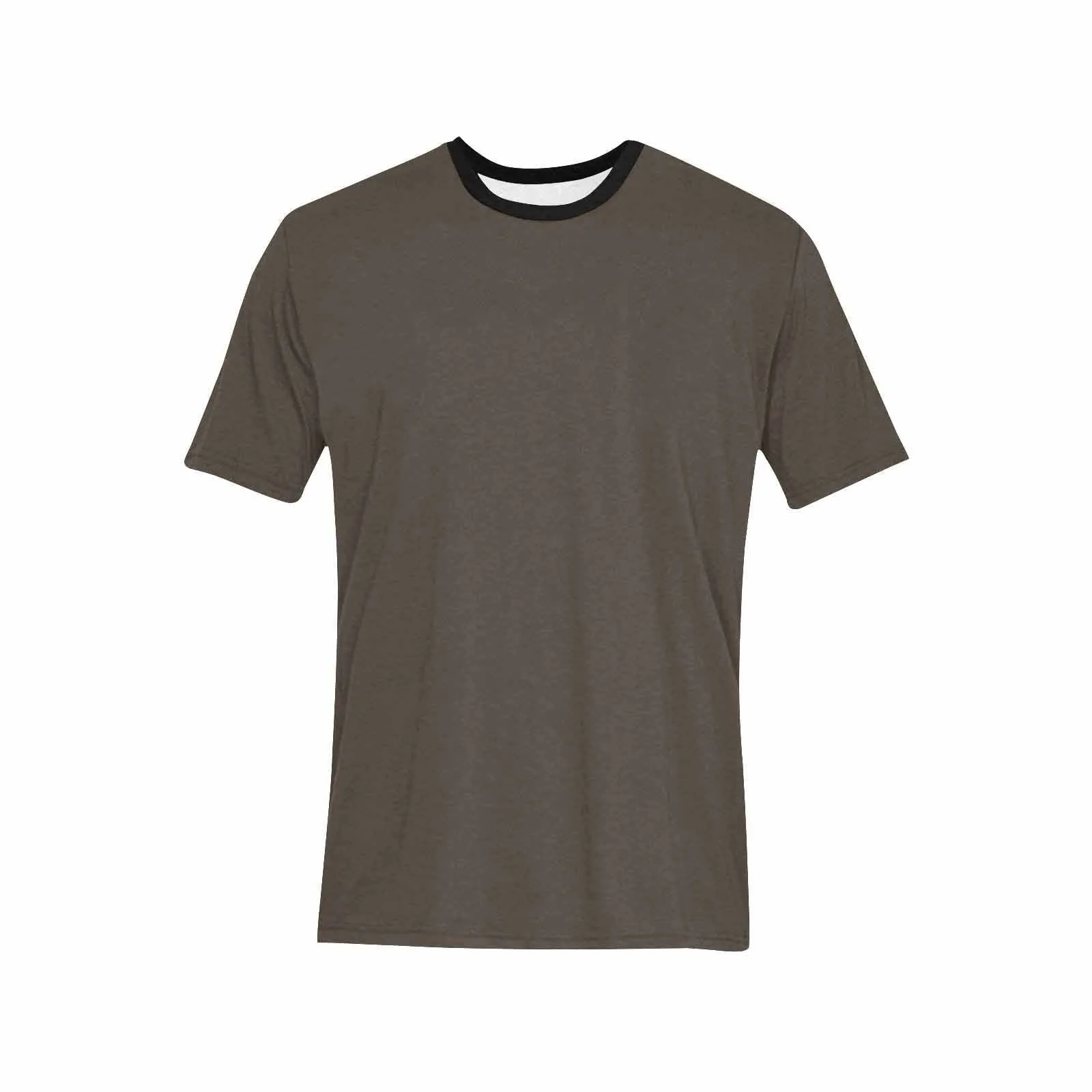 Uniquely You Mens T-Shirt /  Dark Taupe Brown     - Short Sleeve Casual Shirt